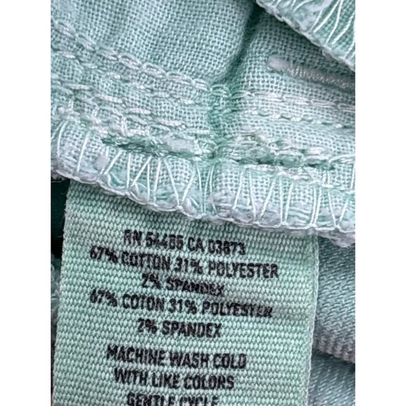 Aerie Womens Mint Green Denim Shorts Size 4 Regular - Picture 4 of 5